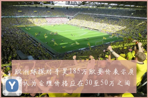欧洲球探对李昊185万欧要价表示质疑认为合理价格应在30至50万之间